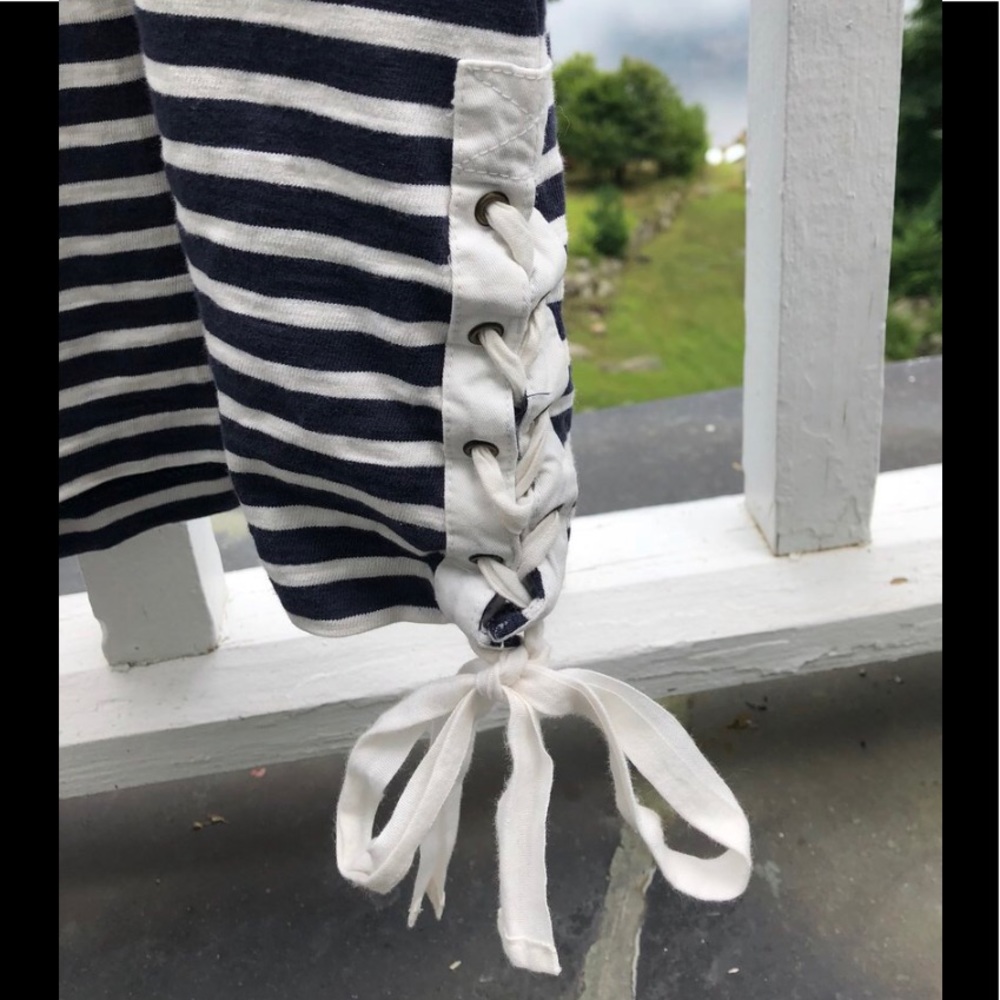 J. Crew Side Tie Nautical Shirt - Picture 2 of 3